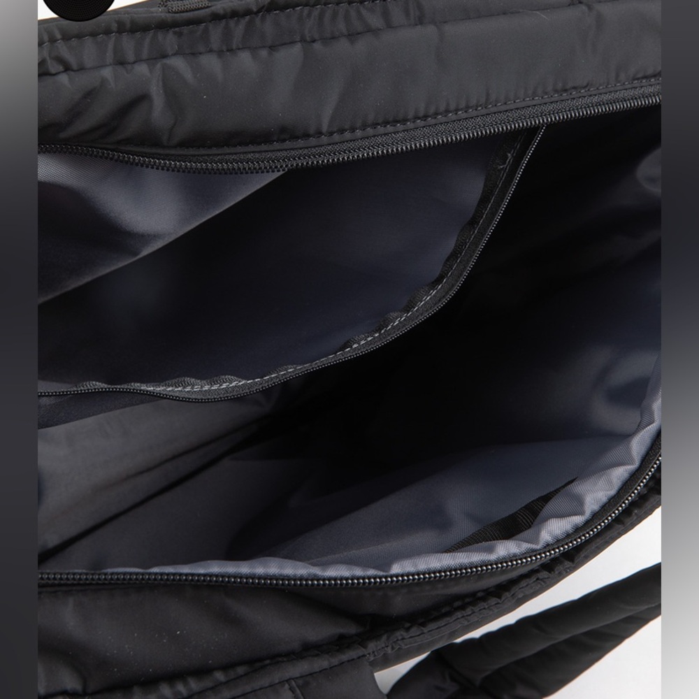 ADIDAS All Me 3 Quilted Tote Bag, NWT, Black - Picture 5 of 5